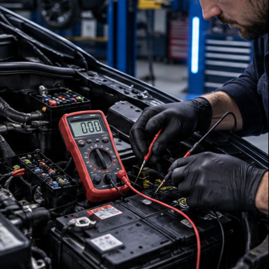 Automotive electrical circuit testing during vehicle wiring diagnosis